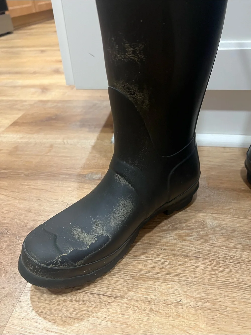 Hunter Matte Black Tall Rain Boots